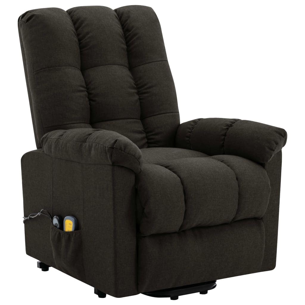 vidaXL Power Lift Recliner Electric Lift Chair for Home Theater Cinema Fabric - Image 2